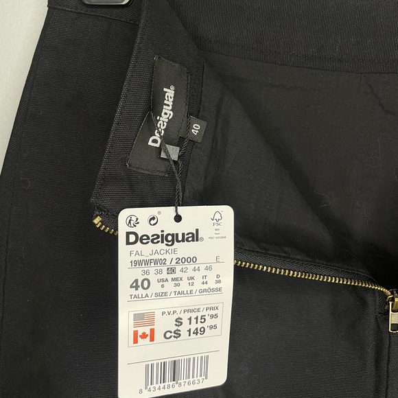 Desigual Black Denim Skirt - Jackie - Picture 7 of 10